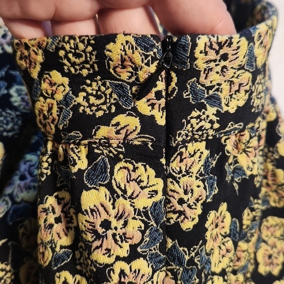 Anthropologie Maeve Brocade cotton blend jaquard floral Maxi Skirt NWOT sz 6 - Picture 13 of 13
